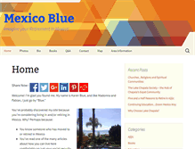 Tablet Screenshot of mexicoblue.com